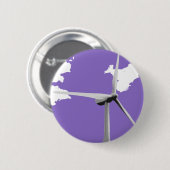 GKWF paars Ronde Button 5,7 Cm (Voorkant /achterkant)