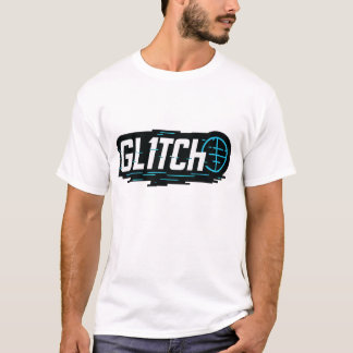 GL1TCH | Een moderne tech Logo voor futuristische T-shirt