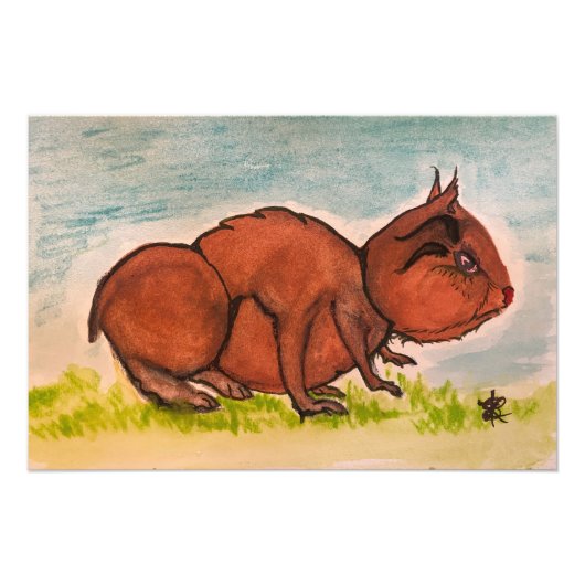 Glabelhammie Foto Afdruk (Voorkant)