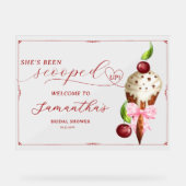 Glace Cerise Servie Fête de Mariage de Bienvenue (Recto)