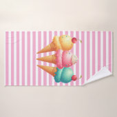 Glace colorée (Serviette de bain)
