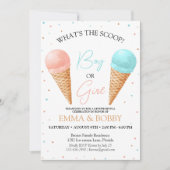 Glace Cream Genre RevezParty Invitation (Devant)