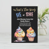 Glace Cream Genre RevezParty Invitation (Debout devant)