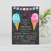 Glace Cream Genre RevezParty Invitation (Debout devant)