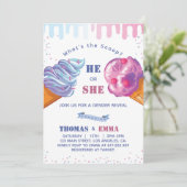 Glace Cream Genre RevezParty Invitation (Debout devant)