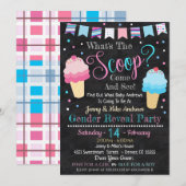 Glace Cream Genre RevezParty Invitation (Devant / Derrière)