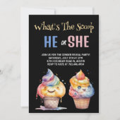 Glace Cream Genre RevezParty Invitation (Devant)