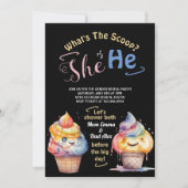 Glace Cream Genre RevezParty Invitation (Devant)