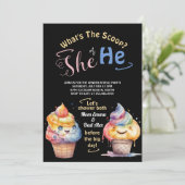 Glace Cream Genre RevezParty Invitation (Debout devant)