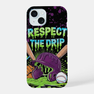 Glace de baseball qui dégouline avec des paillette