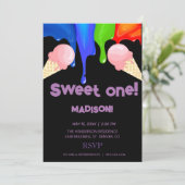 GLACE doux couleurs arc-en-ciel, Invitation (Debout devant)