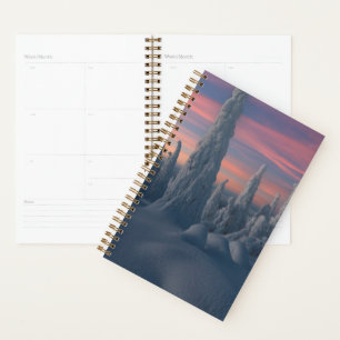 Glace et neige Arbres couverts de neige, Laponie