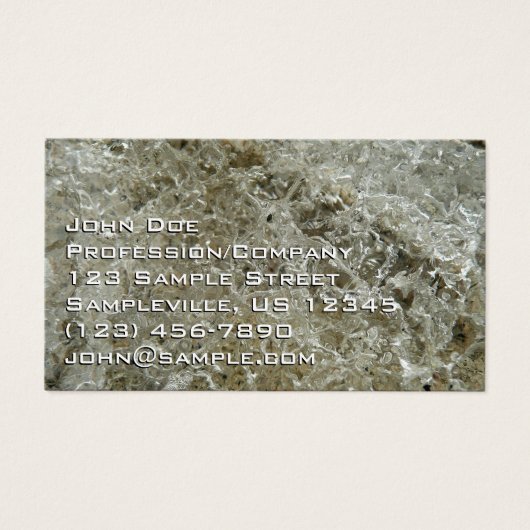 Glace glaciaire Texture nature Abstraite (Devant)