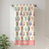 Glace personnalisée pastel