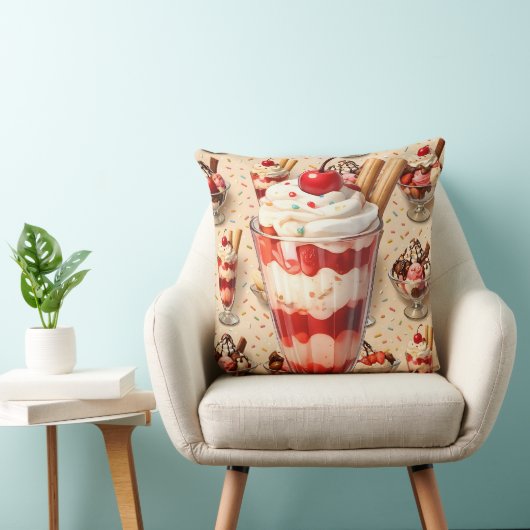 Glace sundae coussin de corps premium (Chaise)