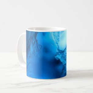 glaciaal blauwe drift koffiemok