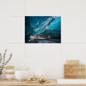 Glacial Cave | Nationaal park Vatnajoekull, IJslan Poster (Keuken)