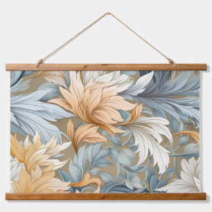 Glacial Flora Symphony Winter Botanical Hangend Wandkleed