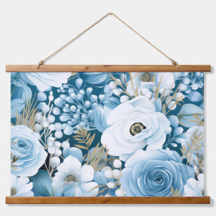 Glacial Garden Winter Botanical Hangend Wandkleed