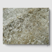 Glacial Ice Abstracte Natuur Textuur Gastenboek (Achterkant)