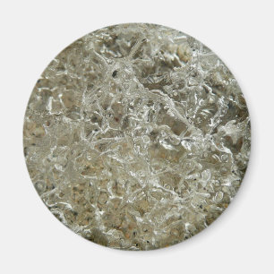 Glacial Ice Abstracte Natuur Textuur Magneet