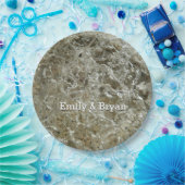 Glacial Ice Abstracte Natuur Textuur Papieren Bordje (Feest)