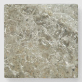 Glacial Ice Abstracte Natuur Textuur Stenen Onderzetter (Voorkant)