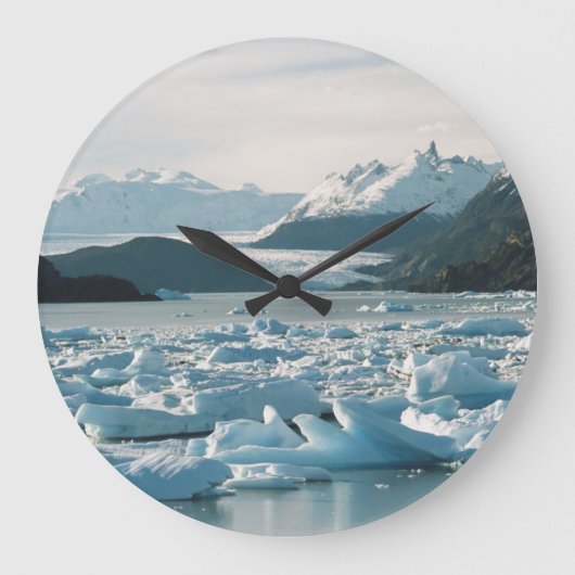 Glacial Icebergs Grote Klok (Voorkant)