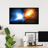 Glacial Inferno Poster (Thuiskantoor)