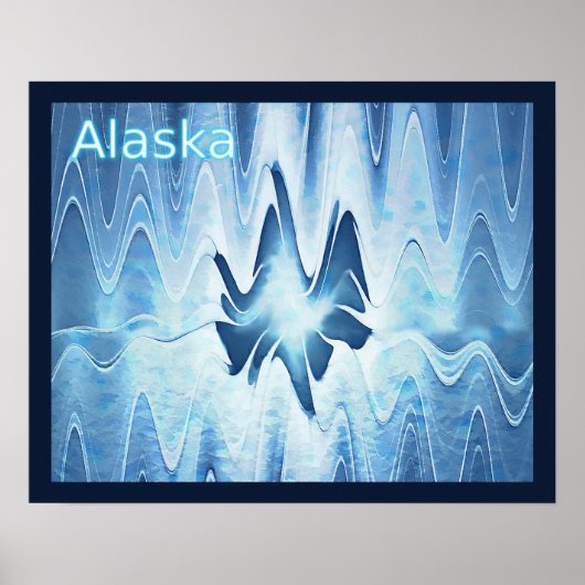 Glacial Lake - Alaska Poster (Voorkant)