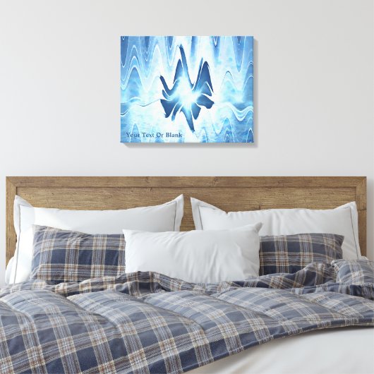 Glacial Lake Canvas Afdruk (Insitu (Slaapkamer))