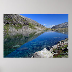 Glacial Lake in Noorwegen Poster