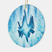 Glacial Lake Keramisch Ornament (Links)