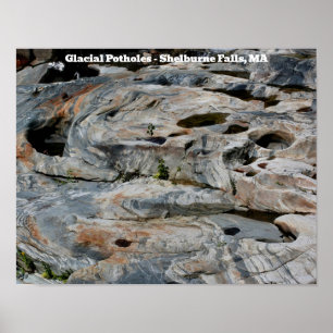 Glacial Potholes Shelburne Herfsten MA Poster