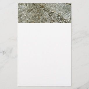 Glaciale IJs Abstracte Natuur Textuur Briefpapier