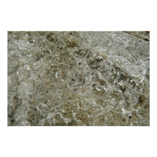 Glaciale IJs Abstracte Natuur Textuur Perfect Poster