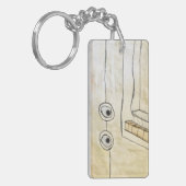 GlacialPairofEyeballen.exe Gepersonaliseerd Sleutelhanger (Voorkant Links)