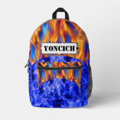 Glaciem en Ignis door Kenneth Yoncich Bedrukte Rugzak (Voorkant)