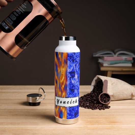 Glaciem en Ignis door Kenneth Yoncich Waterfles (Koffie)