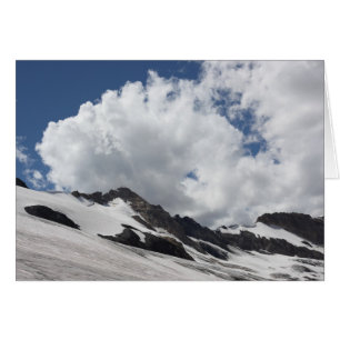 Glacier avec carte nuages