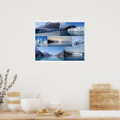 Glacier Bay Alaska Collage 24 x 20 Poster (Cuisine)