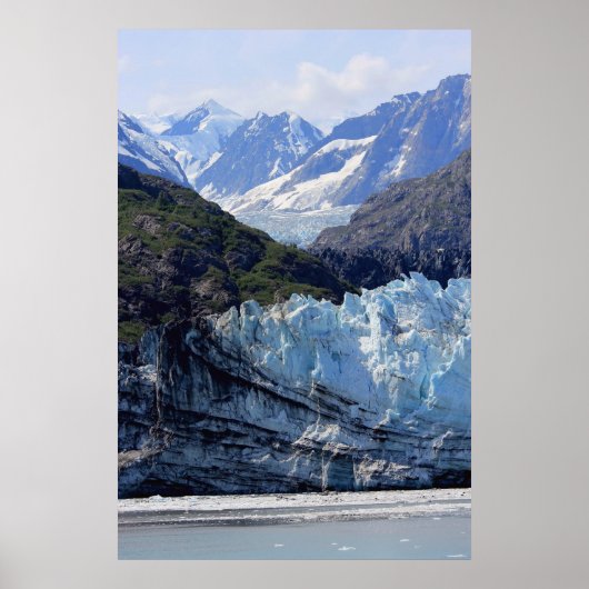 Glacier Bay, Alaska Print (Voorkant)
