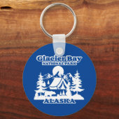 Glacier Bay Alaska Sleutelhanger (Voorkant)