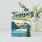 Glacier Bay Nationaal Park Reizen Briefkaart (Staand voorkant)