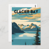 Glacier Bay Nationaal Park Reizen Briefkaart (Voorkant / Achterkant)