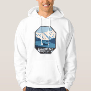 Glacier Bay National Park Alaska Orca Art Hoodie