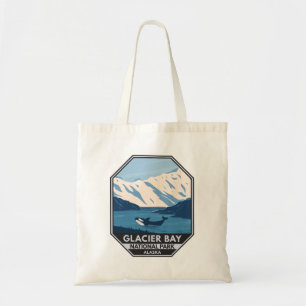 Glacier Bay National Park Alaska Orca Art Tote Bag