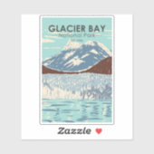 Glacier Bay National Park Alaska  Sticker (Vel)