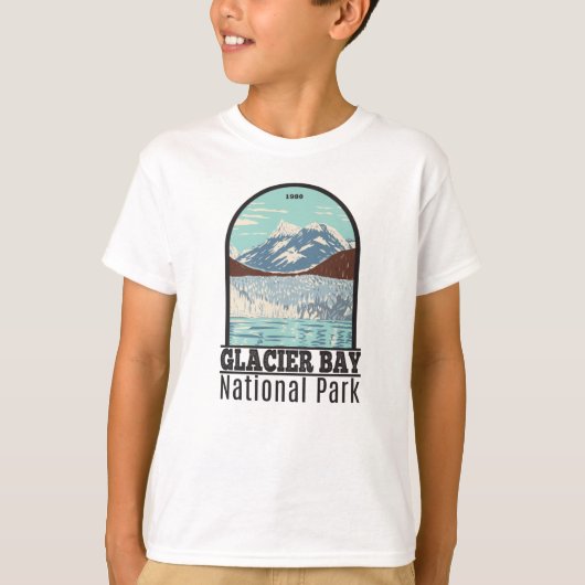 Glacier Bay National Park Alaska T-Shirt (Voorkant)