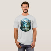 Glacier Bay National Park Alaska T-shirt (Voorkant volledig)
